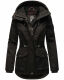Marikoo Babetaa Princess Damen Winterjacke B931 Schwarz Größe XXL - Gr. 44