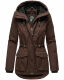 Marikoo Babetaa Princess Damen Winterjacke B931 Dark Choco Größe L - Gr. 40