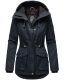 Marikoo Babetaa Princess Damen Winterjacke B931 Navy Größe XXL - Gr. 44