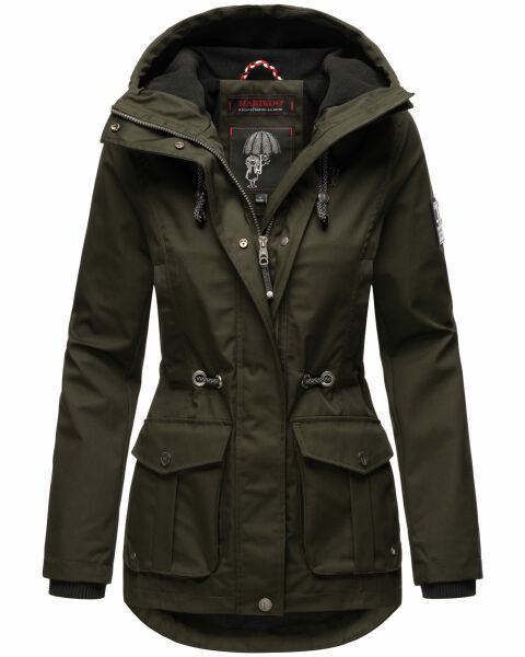 Marikoo Babetaa Princess Damen Winterjacke B931 Olive Größe S - Gr. 36