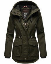Marikoo Babetaa Princess Damen Winterjacke B931 Olive Größe L - Gr. 40