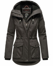 Marikoo Babetaa Princess Damen Winterjacke B931 Anthrazit Größe S - Gr. 36
