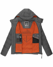 Stone Harbour Arvidoo Herren Winterjacke B736 Anthrazit Größe M - Gr. M