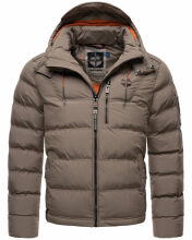 Stone Harbour Arvidoo Herren Winterjacke B736 Stein Braun Größe S - Gr. S