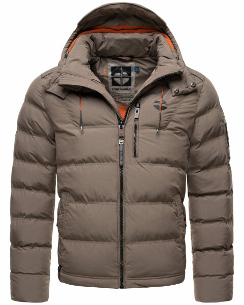 Stone Harbour Arvidoo Herren Winterjacke B736 Stein Braun Größe M - Gr. M