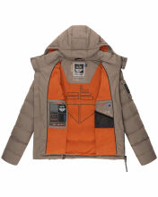Stone Harbour Arvidoo Herren Winterjacke B736 Stein Braun Größe M - Gr. M