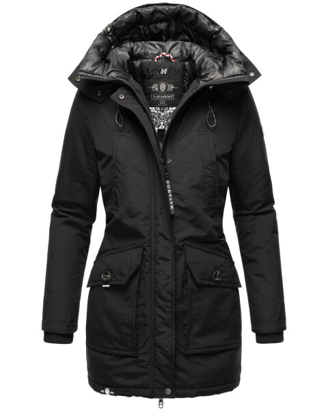 Navahoo Blizzardstorm Damen Jacke B923 Schwarz Größe XXXL - Gr. 46