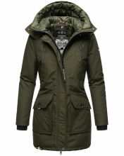 Navahoo Blizzardstorm Damen Jacke B923 Olive Größe M - Gr. 38