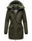 Navahoo Blizzardstorm Damen Jacke B923 Olive Größe M - Gr. 38