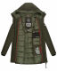 Navahoo Blizzardstorm Damen Jacke B923 Olive Größe XL - Gr. 42