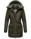 Navahoo Blizzardstorm Damen Jacke B923 Olive Größe XXXL - Gr. 46