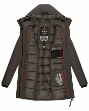 Navahoo Blizzardstorm Damen Jacke B923 Anthrazit Größe L - Gr. 40