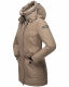 Navahoo Blizzardstorm Damen Jacke B923 Taupe Grau Größe S - Gr. 36