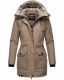 Navahoo Blizzardstorm Damen Jacke B923 Taupe Grau Größe L - Gr. 40
