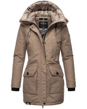 Navahoo Blizzardstorm Damen Jacke B923 Taupe Grau Größe XL - Gr. 42