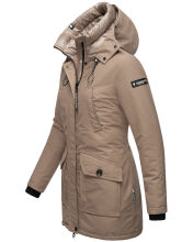 Navahoo Blizzardstorm Damen Jacke B923 Taupe Grau Größe XL - Gr. 42