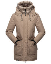 Navahoo Blizzardstorm Damen Jacke B923 Taupe Grau Größe XL - Gr. 42
