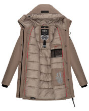 Navahoo Blizzardstorm Damen Jacke B923 Taupe Grau Größe XL - Gr. 42