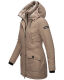 Navahoo Blizzardstorm Damen Jacke B923 Taupe Grau Größe XL - Gr. 42