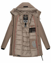 Navahoo Blizzardstorm Damen Jacke B923 Taupe Grau Größe XXL - Gr. 44