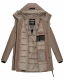 Navahoo Blizzardstorm Damen Jacke B923 Taupe Grau Größe XXXL - Gr. 46