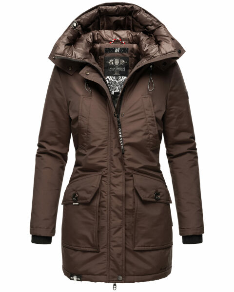 Navahoo Blizzardstorm Damen Jacke B923 Dark Choco Größe L - Gr. 40