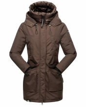 Navahoo Blizzardstorm Damen Jacke B923 Dark Choco Größe L - Gr. 40