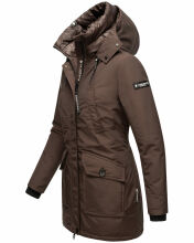 Navahoo Blizzardstorm Damen Jacke B923 Dark Choco Größe L - Gr. 40