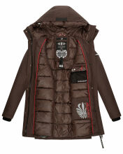 Navahoo Blizzardstorm Damen Jacke B923 Dark Choco Größe L - Gr. 40