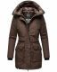 Navahoo Blizzardstorm Damen Jacke B923 Dark Choco Größe L - Gr. 40