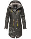 Marikoo Dancing Umbrella Damen Jacke B924 Anthrazit Größe S - Gr. 36