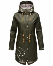 Marikoo Dancing Umbrella Damen Jacke B924 Dark Olive Größe S - Gr. 36