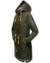 Marikoo Dancing Umbrella Damen Jacke B924 Dark Olive Größe S - Gr. 36