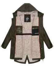 Marikoo Dancing Umbrella Damen Jacke B924 Dark Olive Größe S - Gr. 36