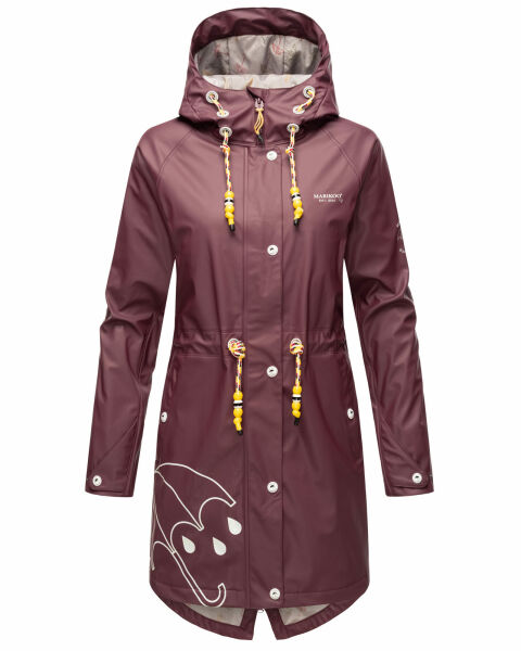 Marikoo Dancing Umbrella Damen Jacke B924 Weinrot Größe M - Gr. 38