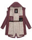 Marikoo Dancing Umbrella Damen Jacke B924 Weinrot Größe M - Gr. 38