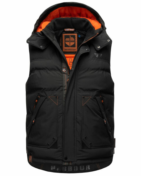 Stone Harbour Egoor Herren Weste B737 Schwarz Größe XXL - Gr. 2XL