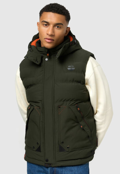 Stone Harbour Egoor Herren Weste B737 Olive Größe L - Gr. L