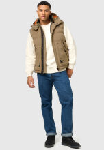 Stone Harbour Egoor Herren Weste B737 Hellbraun Größe XL - Gr. XL