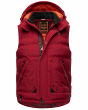 Stone Harbour Egoor Herren Weste B737 Granit Rot Größe XXL - Gr. 2XL