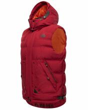 Stone Harbour Egoor Herren Weste B737 Granit Rot Größe XXL - Gr. 2XL