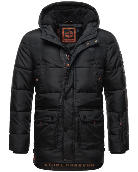 Stone Harbour Mironoo Herren Winterjacke B739 Schwarz Größe S - Gr. S