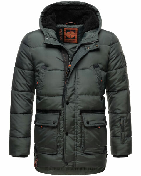 Stone Harbour Mironoo Herren Winterjacke B739 Stein Grün Größe S - Gr. S