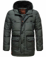 Stone Harbour Mironoo Herren Winterjacke B739 Stein Grün Größe S - Gr. S