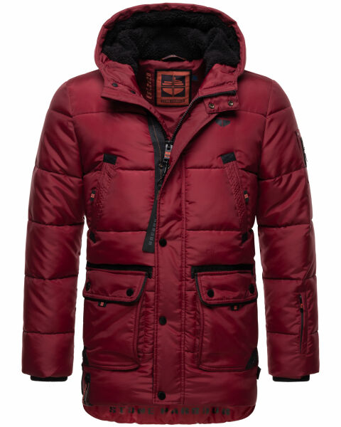Stone Harbour Mironoo Herren Winterjacke B739 Granit Rot Größe L - Gr. L