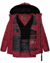 Stone Harbour Mironoo Herren Winterjacke B739 Granit Rot Größe XL - Gr. XL