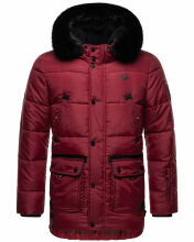 Stone Harbour Mironoo Herren Winterjacke B739 Granit Rot Größe XXL - Gr. 2XL