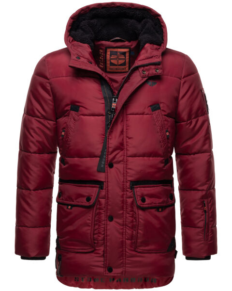 Stone Harbour Mironoo Herren Winterjacke B739 Granit Rot Größe XXXL - Gr. 3XL