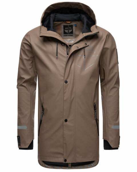 Stone Harbour Tamio Herren Winterjacke B741 Dark Taupe Größe XXL - Gr. 2XL
