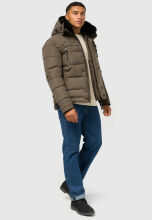 Stone Harbour Witaas Herren Winterjacke B743 Stein Braun Größe S - Gr. S